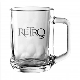 Elegant Juliet Glass Mug (280ml) with Handle with Logo