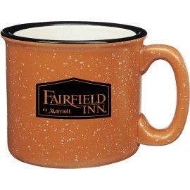 Personalized 15 Oz. Campfire Ceramic Mug w/Contrast Interior