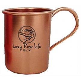 14 Oz Aluminum cup, copper coated inside and out with Logo