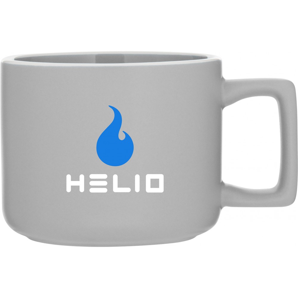 Logo Branded 12 oz Helio (Matte Light Gray) Logo Branded 12 oz Helio (Matte Light Gray)