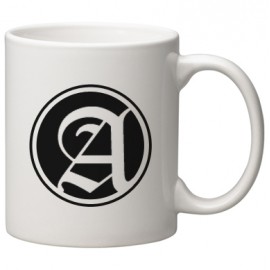 Logo Branded 11 oz. White C Handle Mug