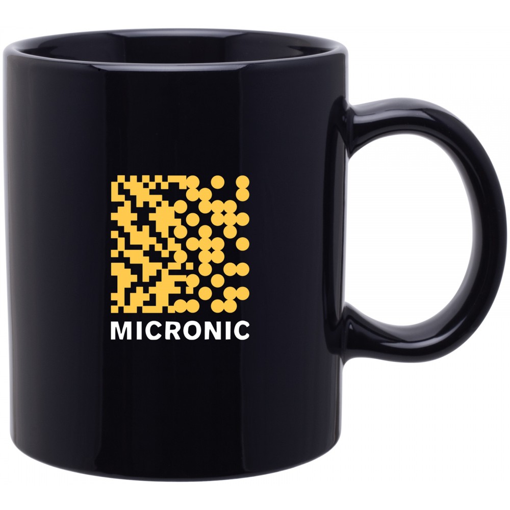 20oz C-Handle Mug (Black) Custom Imprinted 20oz C-Handle Mug (Black) Custom Imprinted