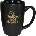 16 Oz. Challenger Black Matte Mug with Logo