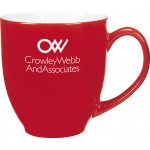 Customized 16 Oz. Red Bistro Mug