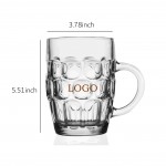 660ML Beer Mugs Custom Glass Cups with Logo