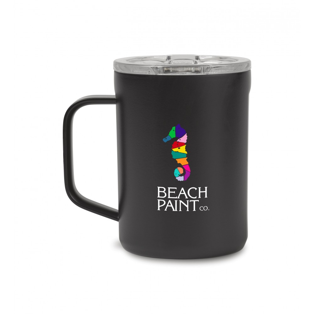 Customized Corkcicle Coffee Mug - 16 oz. - Matte Black Customized Corkcicle Coffee Mug - 16 oz. - Matte Black