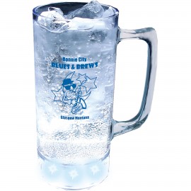 Logo Branded 12 Oz. Lighted Plastic Mug w/Handle