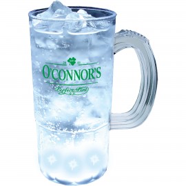 22 Oz. Lighted Plastic Fluted Mug w/5 LEDs with Logo