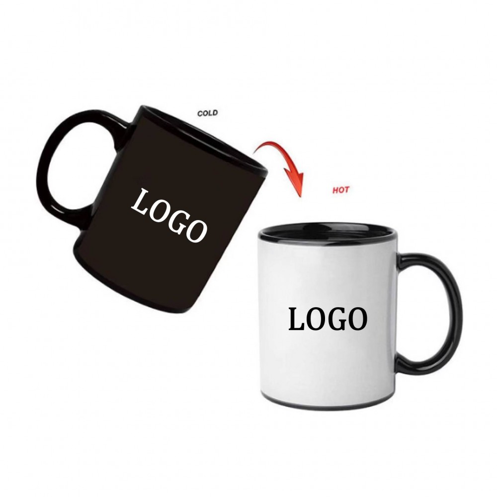 Funny Heat Changing Color Changing Mug with Logo