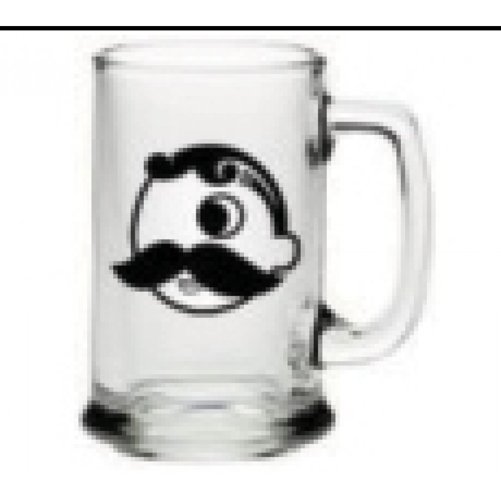 Promotional 15 oz. Glass Handled Mug