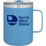 Custom Imprinted 16.9oz Camper Mug (Matte Aqua)