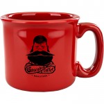 15 Oz. Campfire Red Mug with Logo
