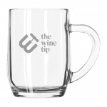 10oz. All-Purpose Glass Mug with Logo