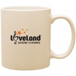 11 oz C-Handle (Almond) with Logo