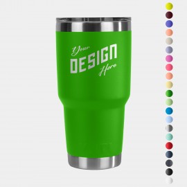 30 Oz YETI Rambler Stainless Steel Vacuum Insulated Tumbler with Logo