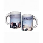 Personalized White Mug (15 Oz., Kansas City Skyline Mug Sublimated)