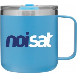 12 oz Camper (Matte Aqua) with Logo