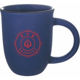 14 Ounce Colorful Matte Mug with Gloss Inside with Logo  14 Ounce Colorful Matte Mug with Gloss Inside with Logo