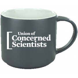 16 Oz. Norwich Mug Gray Satin Out with Logo  16 Oz. Norwich Mug Gray Satin Out with Logo