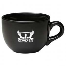 Custom 24 oz. Black Souper Mug