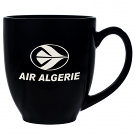 Black Bistro Mug (16 Oz.) with Logo  Black Bistro Mug (16 Oz.) with Logo