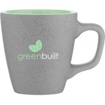 12oz Luca Mug (Matte Gray & Glossy Mint) Logo Printed