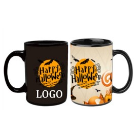 Magic Heat Color Change Ceramic Mug with Logo