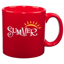 20 Oz. Big Daddy Red Ceramic Mug with Logo