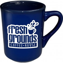 8.5 oz. Cobalt Blue Toledo Mug with Logo