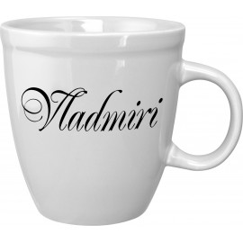 20 oz. White Mocha Mug with Logo  20 oz. White Mocha Mug with Logo
