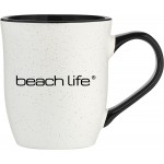 Custom Branded 15oz Delmar Mug (Matte White & Glossy Black)