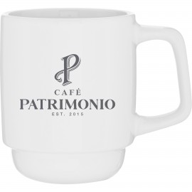 Logo Branded 16 oz Olly (White)