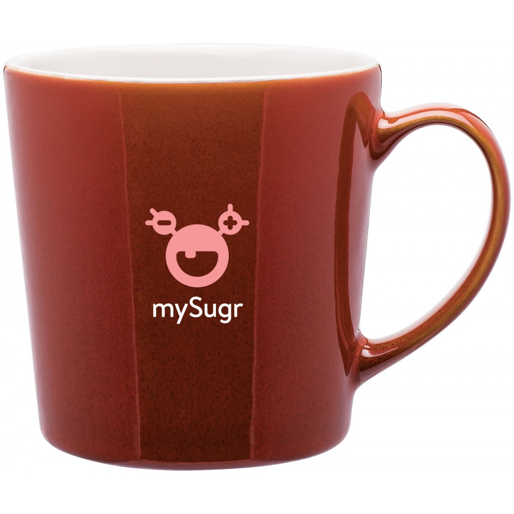 16oz Mona Mug (Cajun Red) Logo Printed 16oz Mona Mug (Cajun Red) Logo Printed
