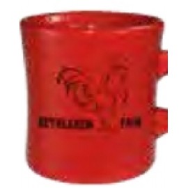 10 Oz. Red Diner Mug with Logo