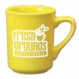 Logo Branded 8.5 oz. Yellow Toledo Mug  Logo Branded 8.5 oz. Yellow Toledo Mug