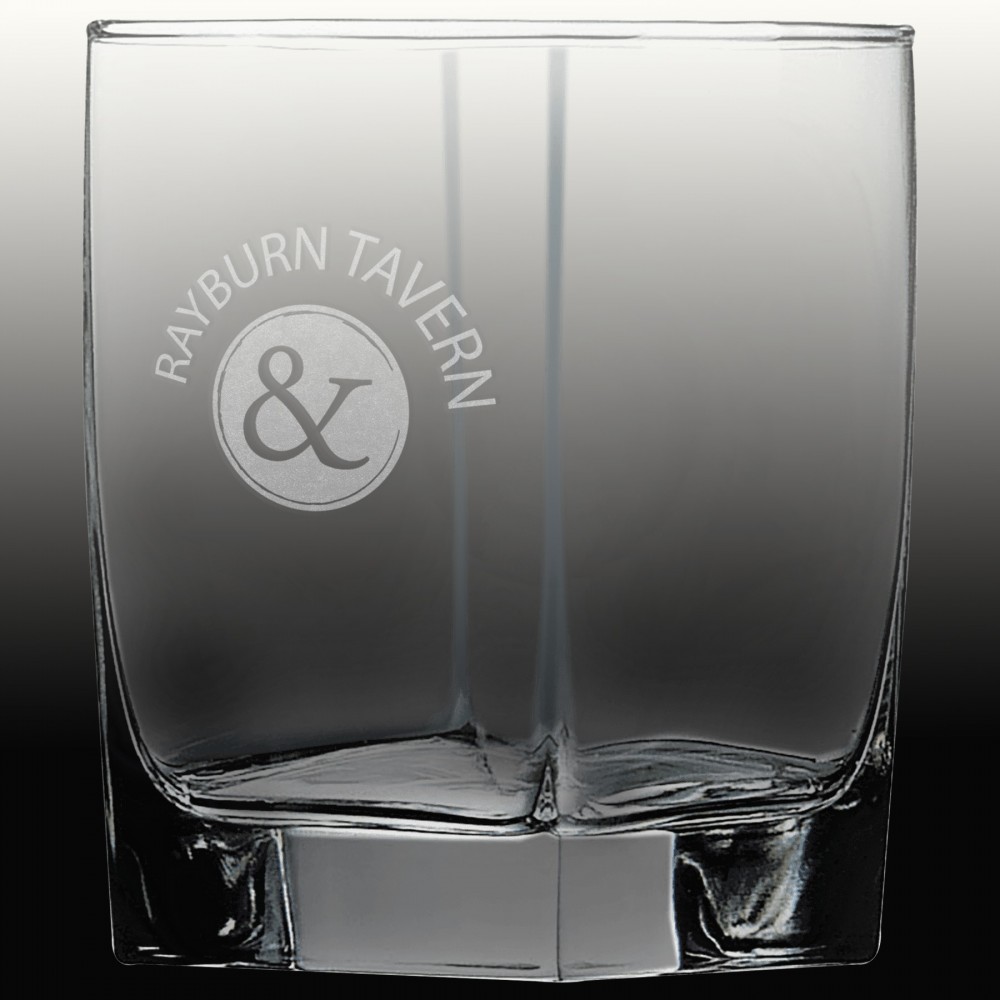 Customized 12 oz Polar Camel Square Double Old Fashioned Glass