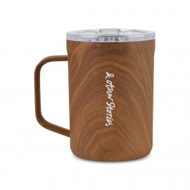 CORKCICLE Coffee Mug - 16 oz. - Walnut with Logo  CORKCICLE Coffee Mug - 16 oz. - Walnut with Logo