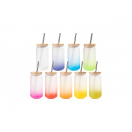 Customized 550Ml Glass Mug