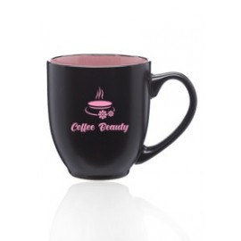 Personalized Bistro Two-Tone Ceramic Custom Mugs