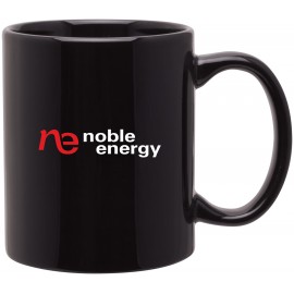 11 oz C-Handle (Black) with Logo