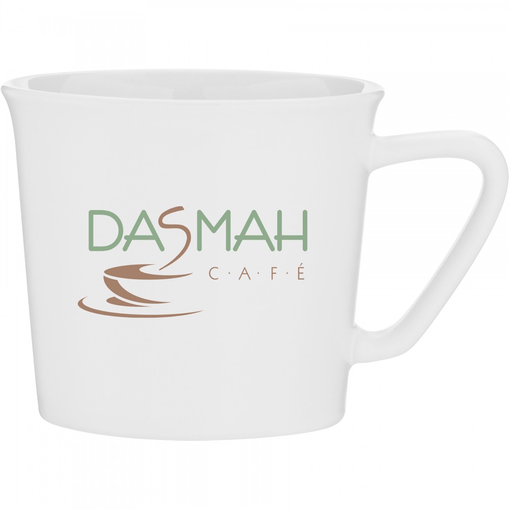 Logo Branded 11 oz Cavetto (White)