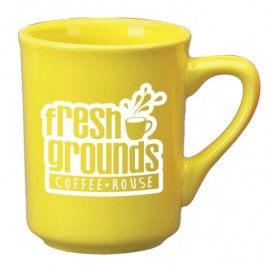 8.5 oz. Yellow Toledo Mug with Logo