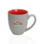 Pop Out Bistro Two Tone Coffee Mugs with Logo