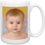 Personalized 15 Oz. El Grande White Ceramic Mug