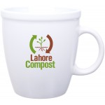 18oz Coffee House Mug (White) Custom Imprinted