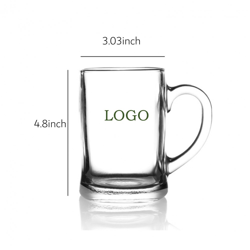 380ML Beer Mugs Custom Glass Cups with Logo