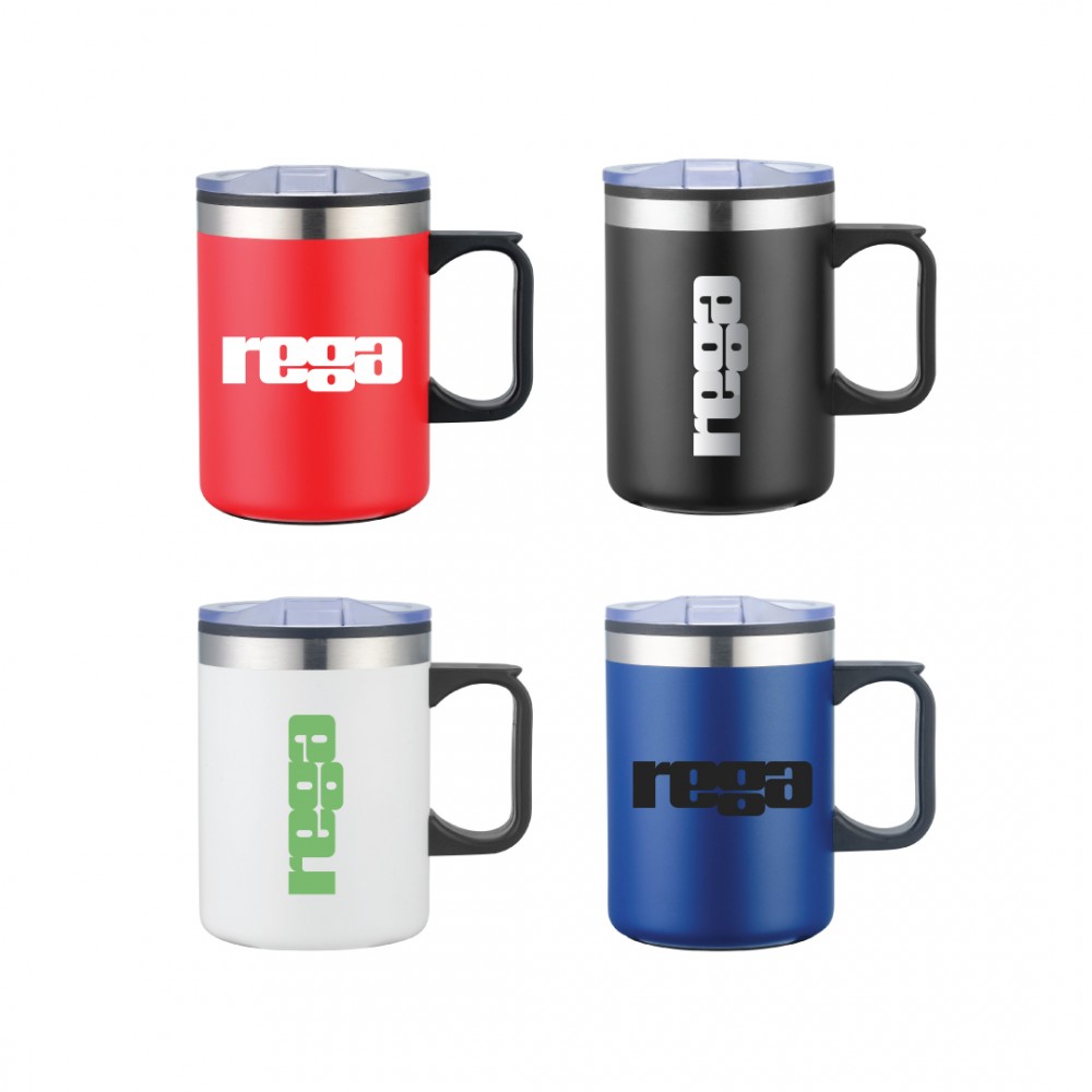 Promotional 14 Oz. Double Wall Camp Mug w/Handle Promotional 14 Oz. Double Wall Camp Mug w/Handle