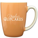 Logo Branded 12.5 oz. White In, Lip, and Handle / Peach Out Canaveral Mug