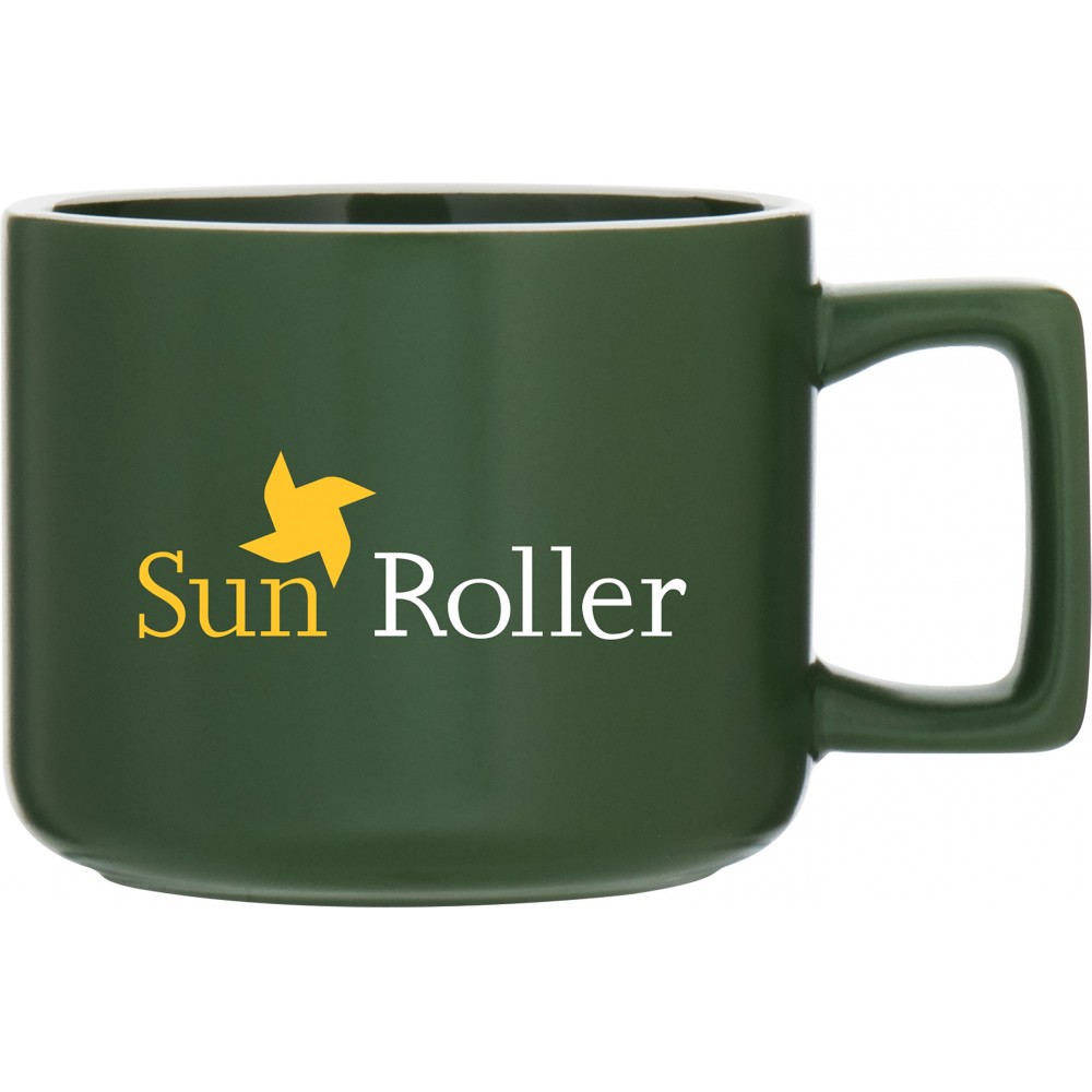 12 oz Helio (Matte Forest Green) with Logo