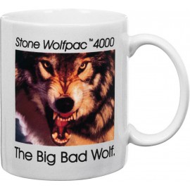 Logo Branded 11 Oz. White Ceramic Mug w/C Handle